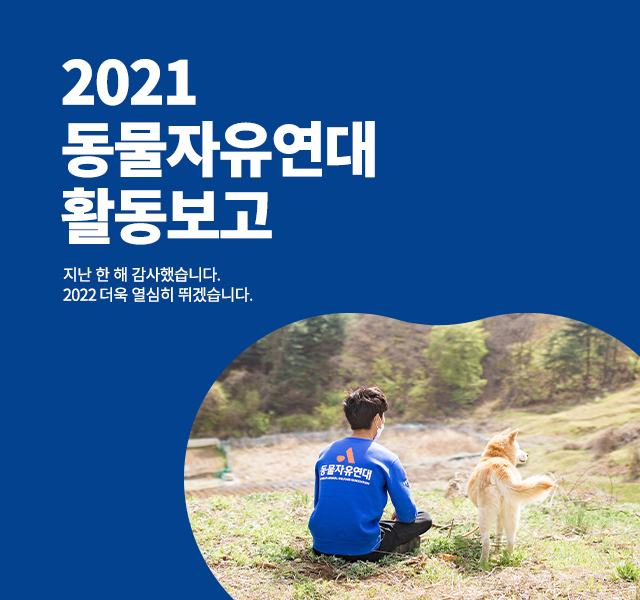 2021년 동물자유연대 활동 보고