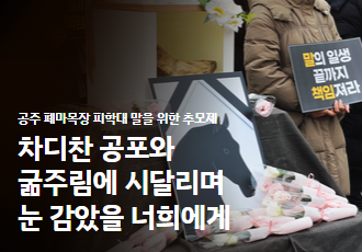 [추모제] 차디찬 공포와 굶주림에 시달리며 눈 감았을 너희에게 