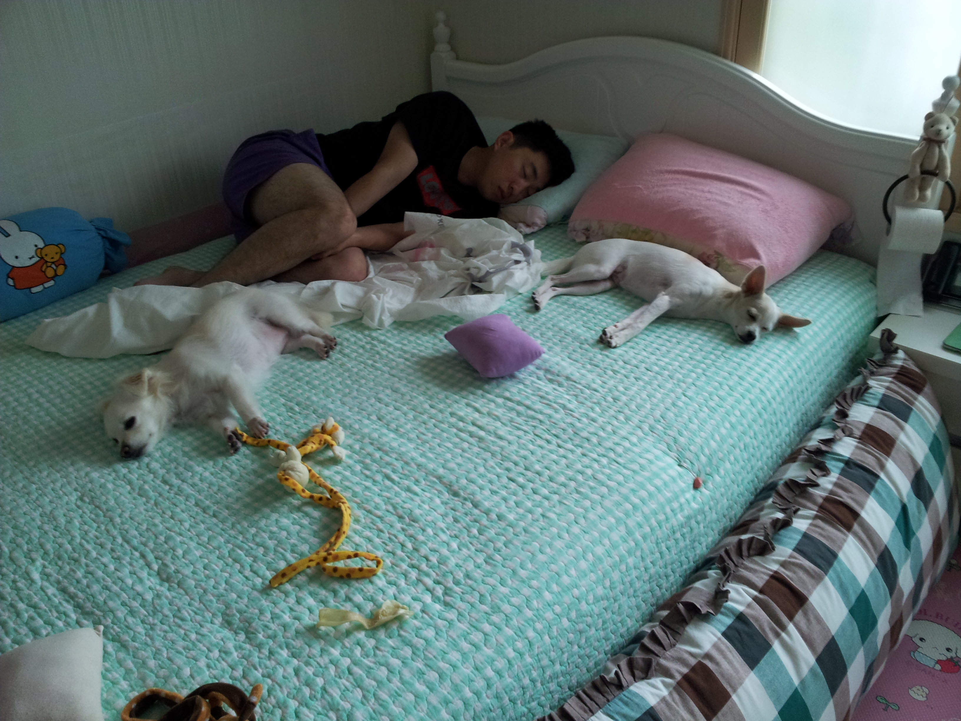 아빠랑 똑같은 자세로~~~