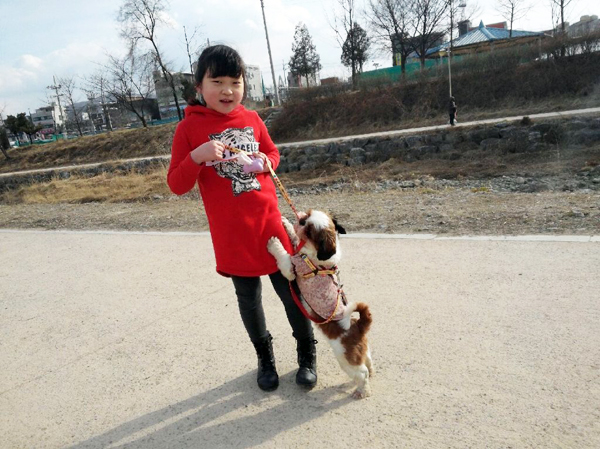 새로운 가족을 만난 뭉치 입니다.