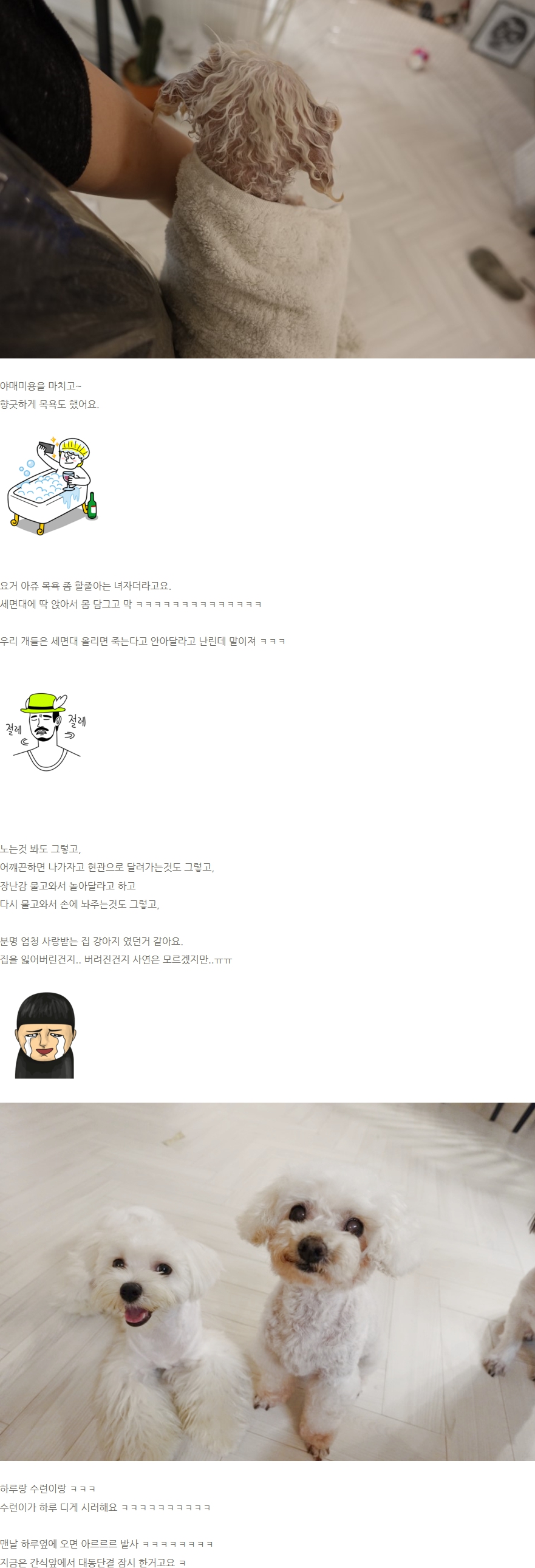 하루가 다르게 미모 포텐터지고 있는 수련이