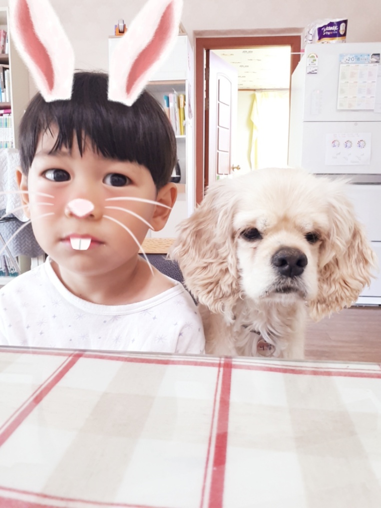 니엘이가 집에 온지 일주일이 되었어요.