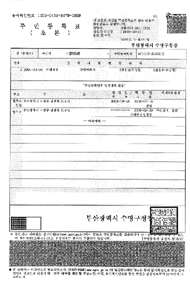 기부금 영수증