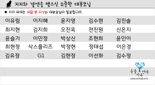 언제나 밝고 활기찬 지지