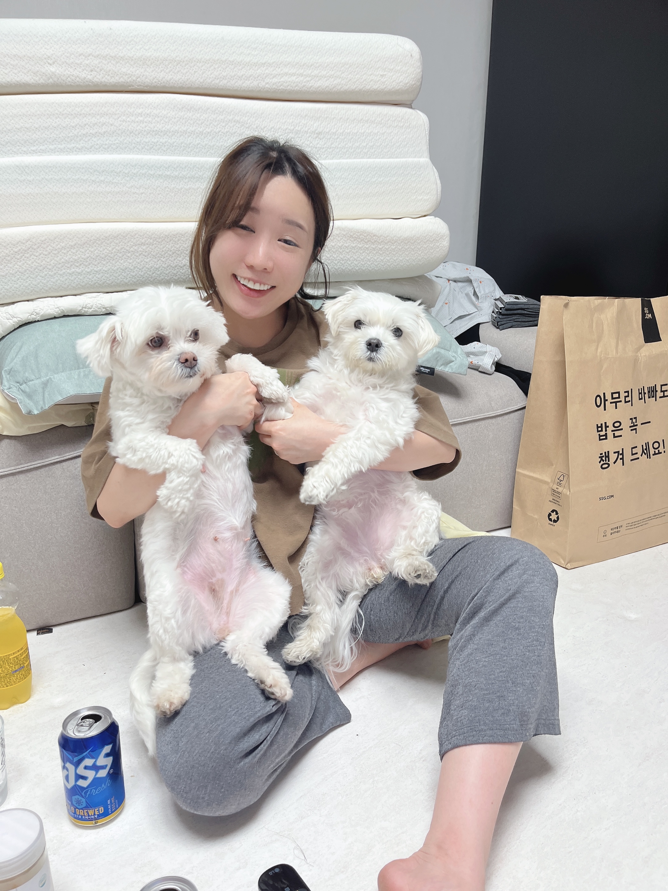 구,순무 현, 뚠이 한달 입양 입니다 