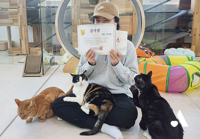 2025년 모든 봉사자님 감사합니다! -온캣 활동가 및 고양이 일동🐱